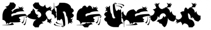 Chineze Dragon 1 Font UPPERCASE