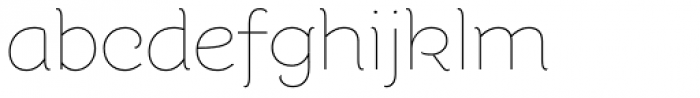Chino Display Std Thin Font LOWERCASE