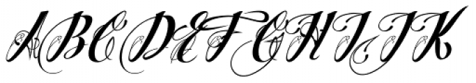 Chino Tattoo Slant Font - What Font Is