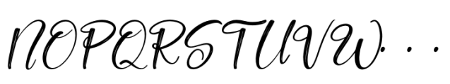 Chinstrap Stucky Italic Font UPPERCASE