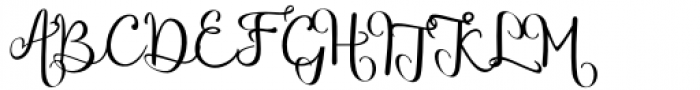Chinthia White Regular Font UPPERCASE