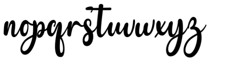 Chinthiya Script  Bold Font LOWERCASE