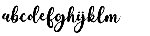 Chinthiya Script Distort Font LOWERCASE