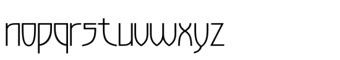 Chioki Regular Font LOWERCASE