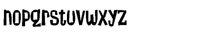 Chip Shop Light Font LOWERCASE