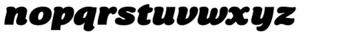 Chipa Black Italic Font LOWERCASE