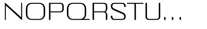 Chiq Light Expanded Font UPPERCASE