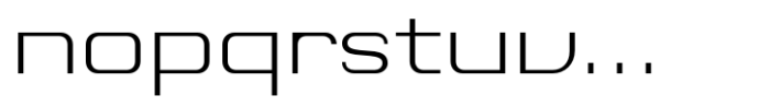 Chiq Light Expanded Font LOWERCASE