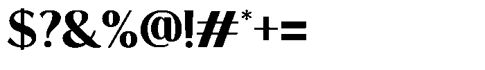 Chiqueta Bold Font OTHER CHARS