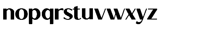 Chiqueta Bold Font LOWERCASE