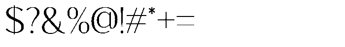 Chiqueta Light Font OTHER CHARS