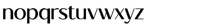 Chiqueta Medium Font LOWERCASE