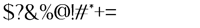 Chiqueta Regular Font OTHER CHARS