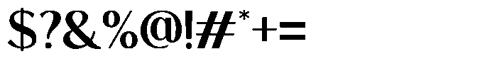 Chiqueta Semi Bold Font OTHER CHARS