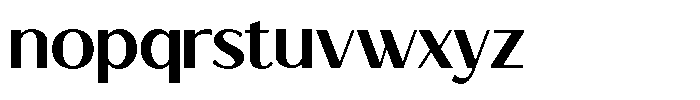 Chiqueta Semi Bold Font LOWERCASE