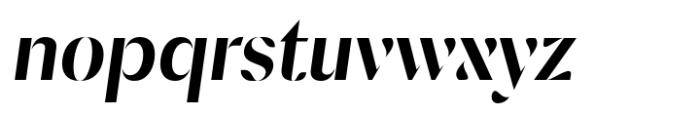 Chiselox Italic Font LOWERCASE