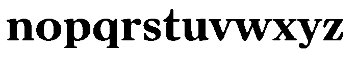Chiswell Large Bold Font LOWERCASE