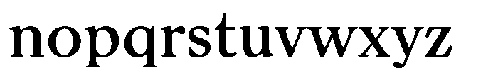 Chiswell Large Medium Font LOWERCASE