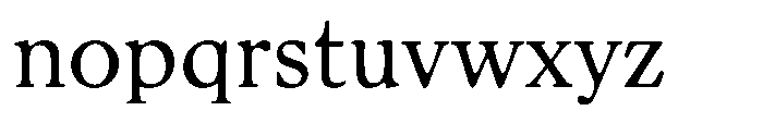 Chiswell Large Regular Font LOWERCASE