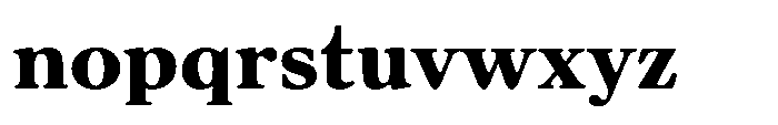 Chiswell Median Bold Font LOWERCASE