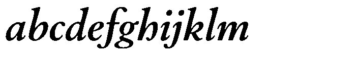 Chiswell Median Medium Italic FONT
