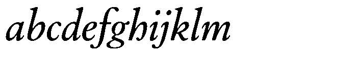 Chiswell Median Regular Italic FONT