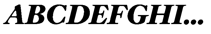 Chiswell Short Black Italic Font UPPERCASE