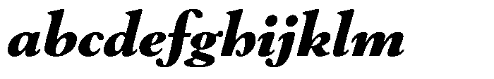 Chiswell Short Black Italic FONT