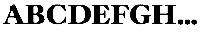Chiswell Short Black Font UPPERCASE