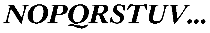 Chiswell Short Bold Italic Font UPPERCASE