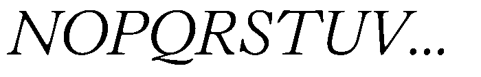 Chiswell Short Light Italic Font UPPERCASE