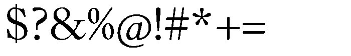 Chiswell Short Light Font OTHER CHARS