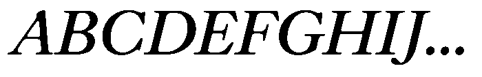 Chiswell Short Medium Italic Font UPPERCASE