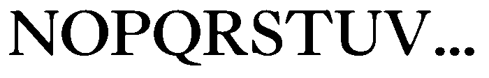 Chiswell Short Medium Font UPPERCASE