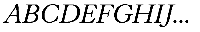 Chiswell Short Regular Italic Font UPPERCASE