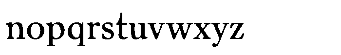 Chiswell Short Regular Font LOWERCASE
