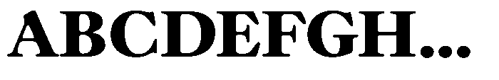 Chiswell Tall Black Font UPPERCASE