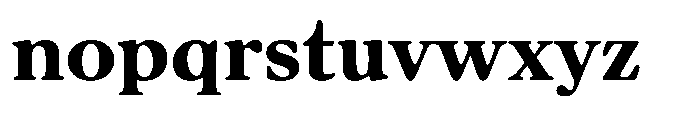 Chiswell Tall Bold Font LOWERCASE