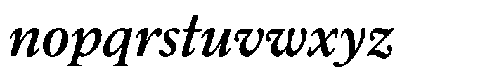 Chiswell Tall Medium Italic Font LOWERCASE
