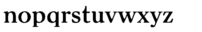 Chiswell Tall Medium Font LOWERCASE