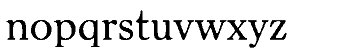 Chiswell Tall Regular Font LOWERCASE