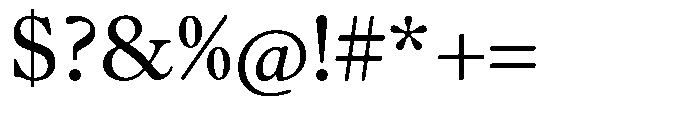 Chiswell Variable Font OTHER CHARS