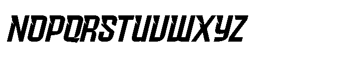 Chiteror Italic Font UPPERCASE