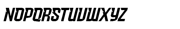 Chiteror Italic Font LOWERCASE