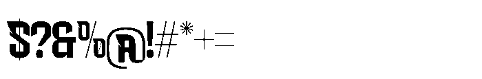 Chiteror Regular Font OTHER CHARS