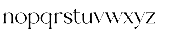 Chlara Typeface Font LOWERCASE