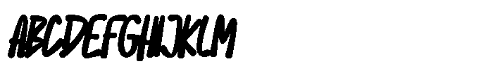 Choco Bounces Bold Font UPPERCASE