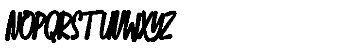 Choco Bounces Bold Font UPPERCASE