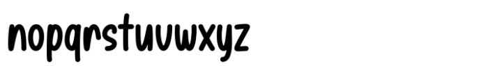 Choco Crunchy Bold Font LOWERCASE