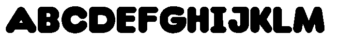 Choco Sans O Font UPPERCASE